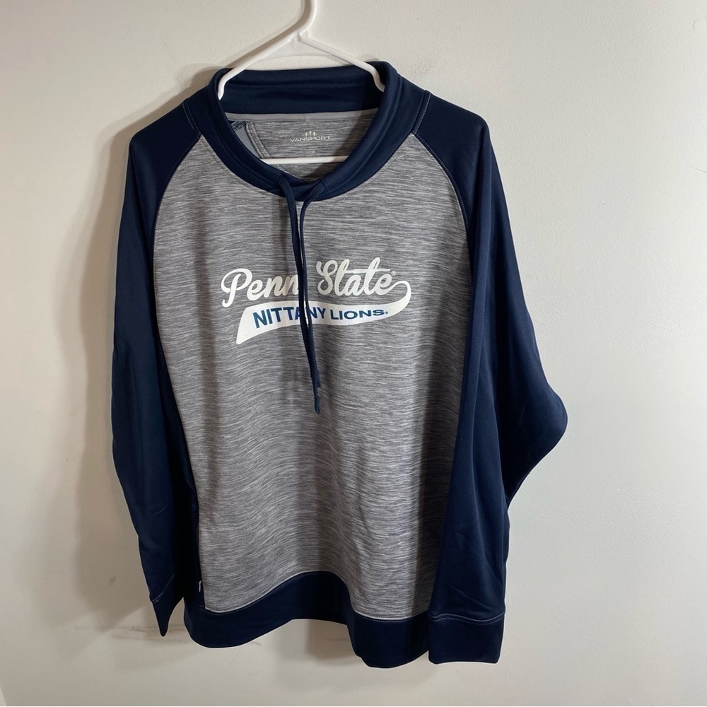 Penn State Sweatshirt 2X Vansport Gray Blue Women’s Nittany Lions University